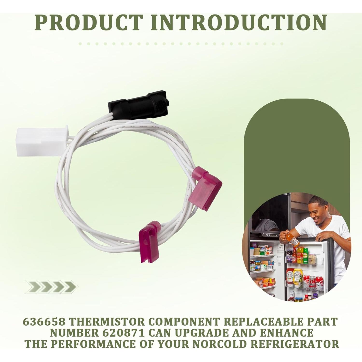 Termistor 636658 para Refrigerador Norcold 1200/1210/N1095