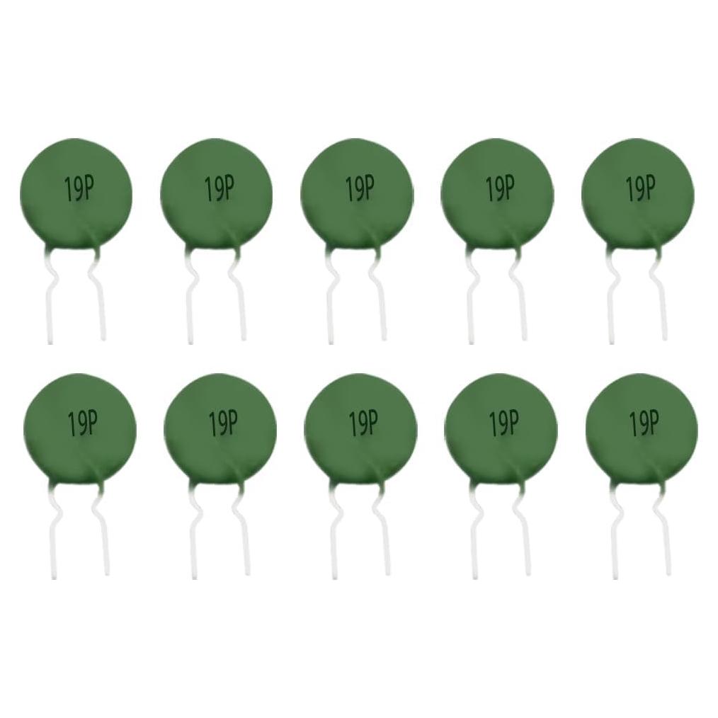 10 Piezas Termistor PTC 19P 100Ω JEBHANNE para Protección