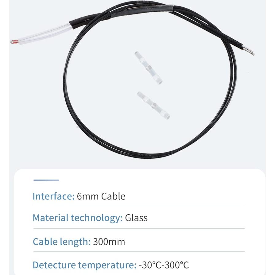 Termistor NTC100K Creality para Impresora 3D - Paquete de 5