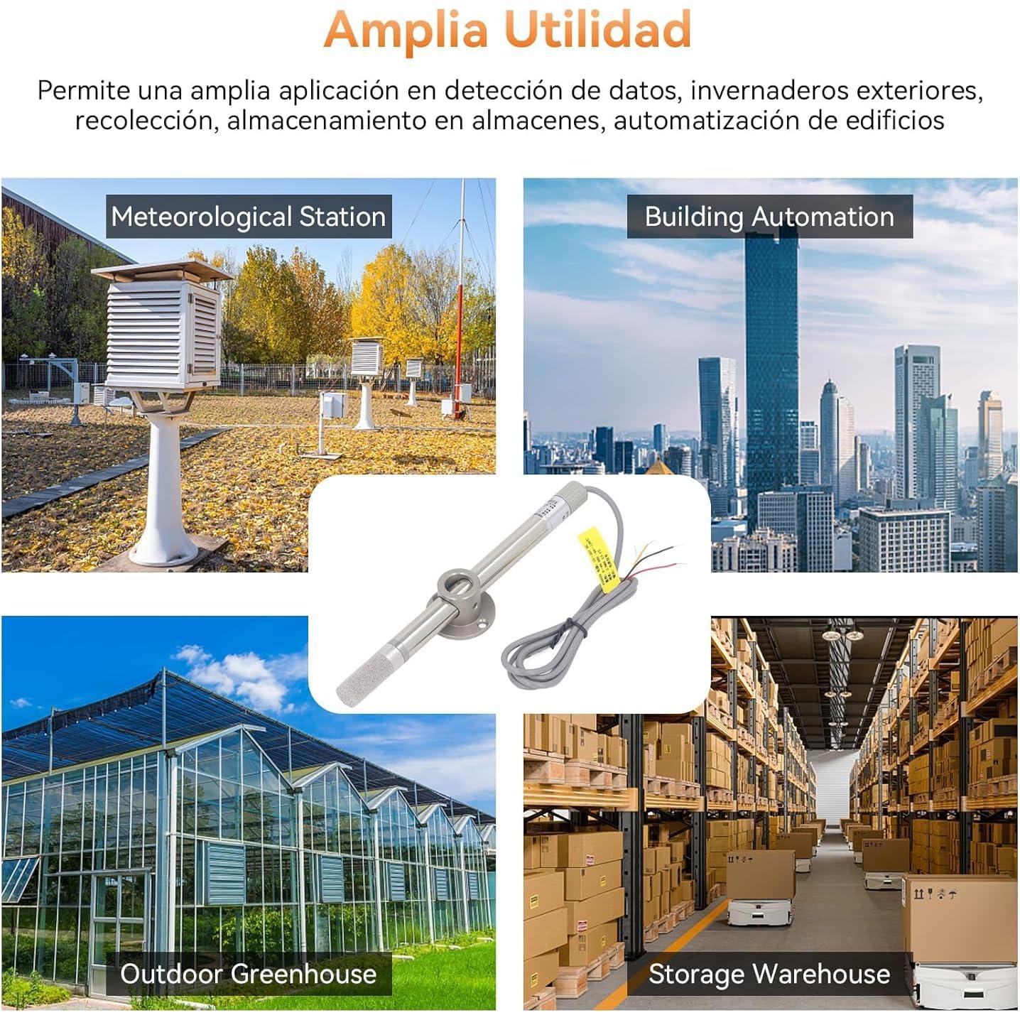 Sensor de Humedad y Temperatura FG6020 IP68 4-20mA 15-30V CC