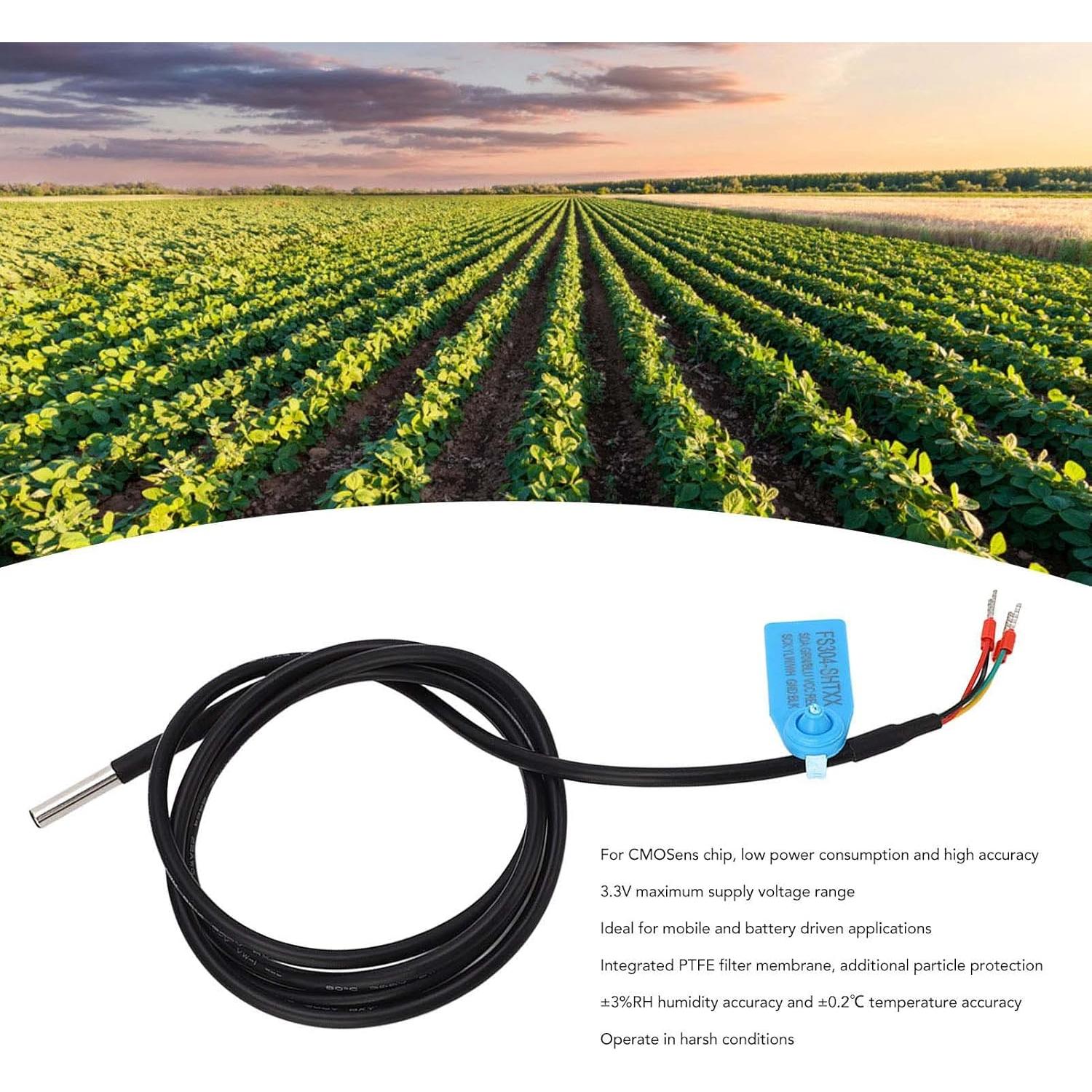 Sonda de Sensor de Temperatura y Humedad WALFRONT I2C IP67