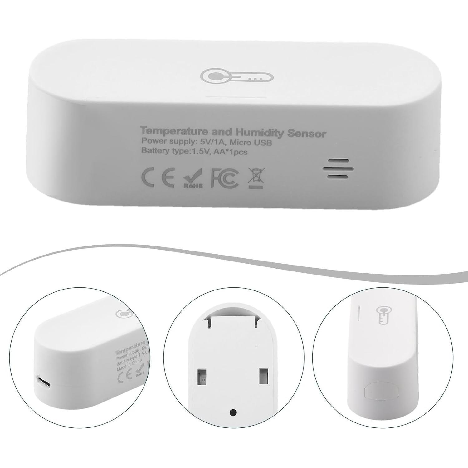 Sensor de Temperatura y Humedad Ehlivhall USB Inalámbrico