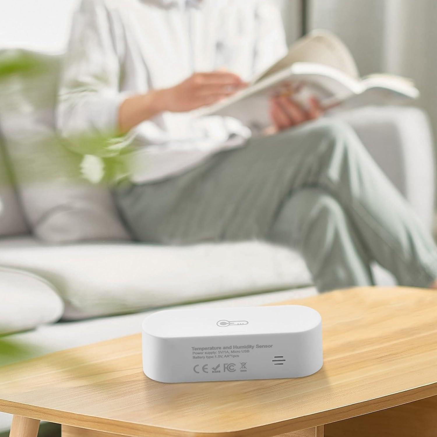 Sensor de Temperatura y Humedad Ehlivhall USB Inalámbrico