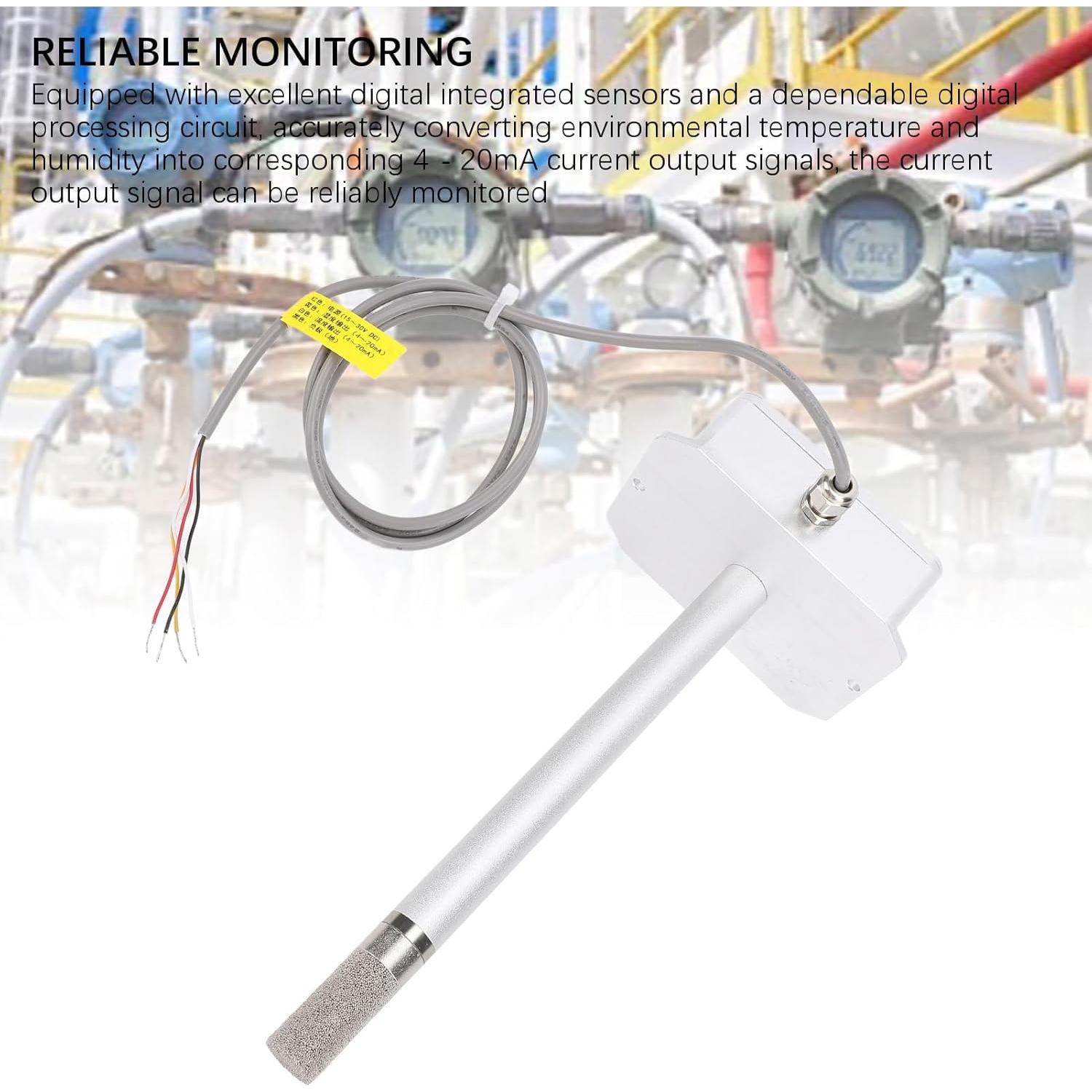 Transmisor de Temperatura y Humedad Asixxsix IP68 4-20mA