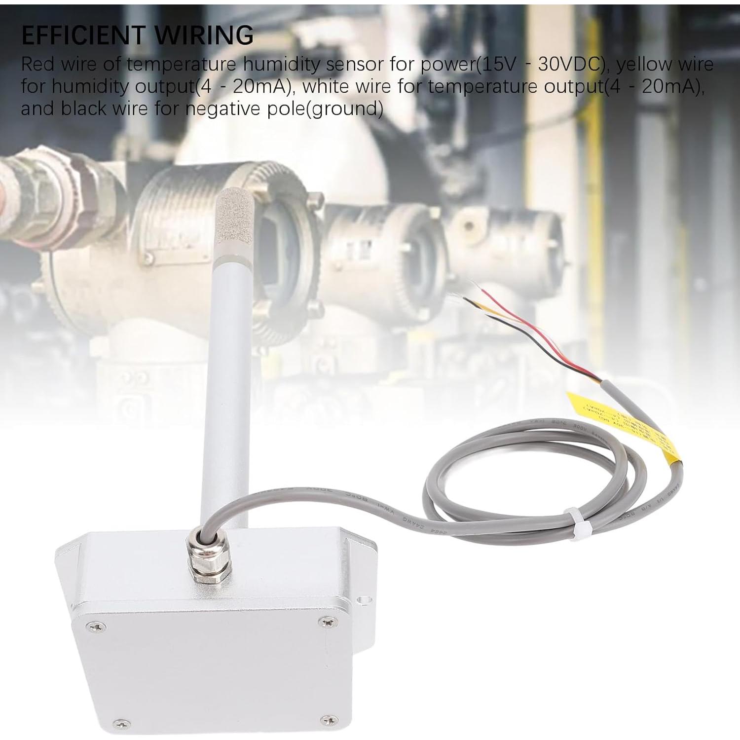 Transmisor de Temperatura y Humedad Asixxsix IP68 4-20mA