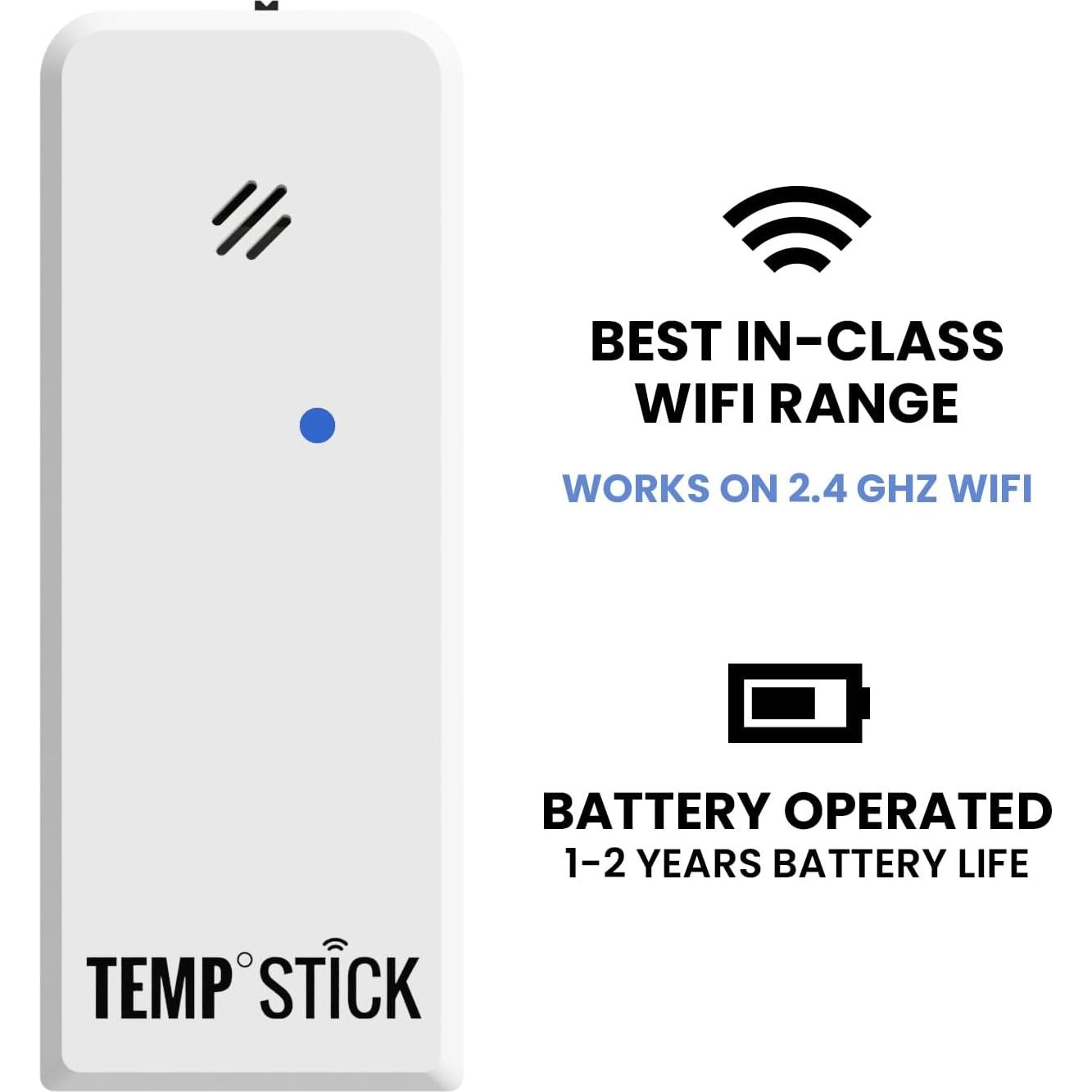 Sensor de Temperatura y Humedad WiFi Ideal Sciences Temp Stick