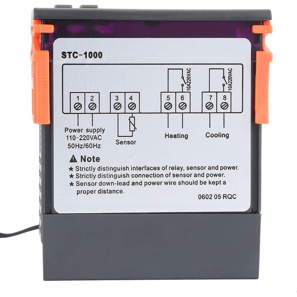 Controlador de Temperatura Digital Walfront -50°C a 99°C