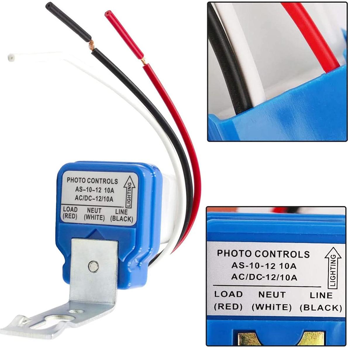 Interruptor de Luz Automático DKARDU 12V 10A con Sensor