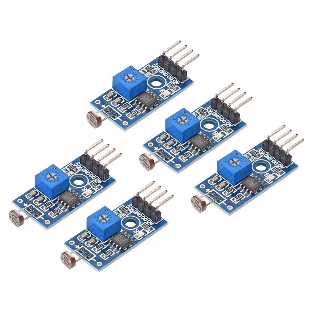 Módulo Sensor Fotosensible uxcell 5pcs DC 3.3-5V Detección Luz