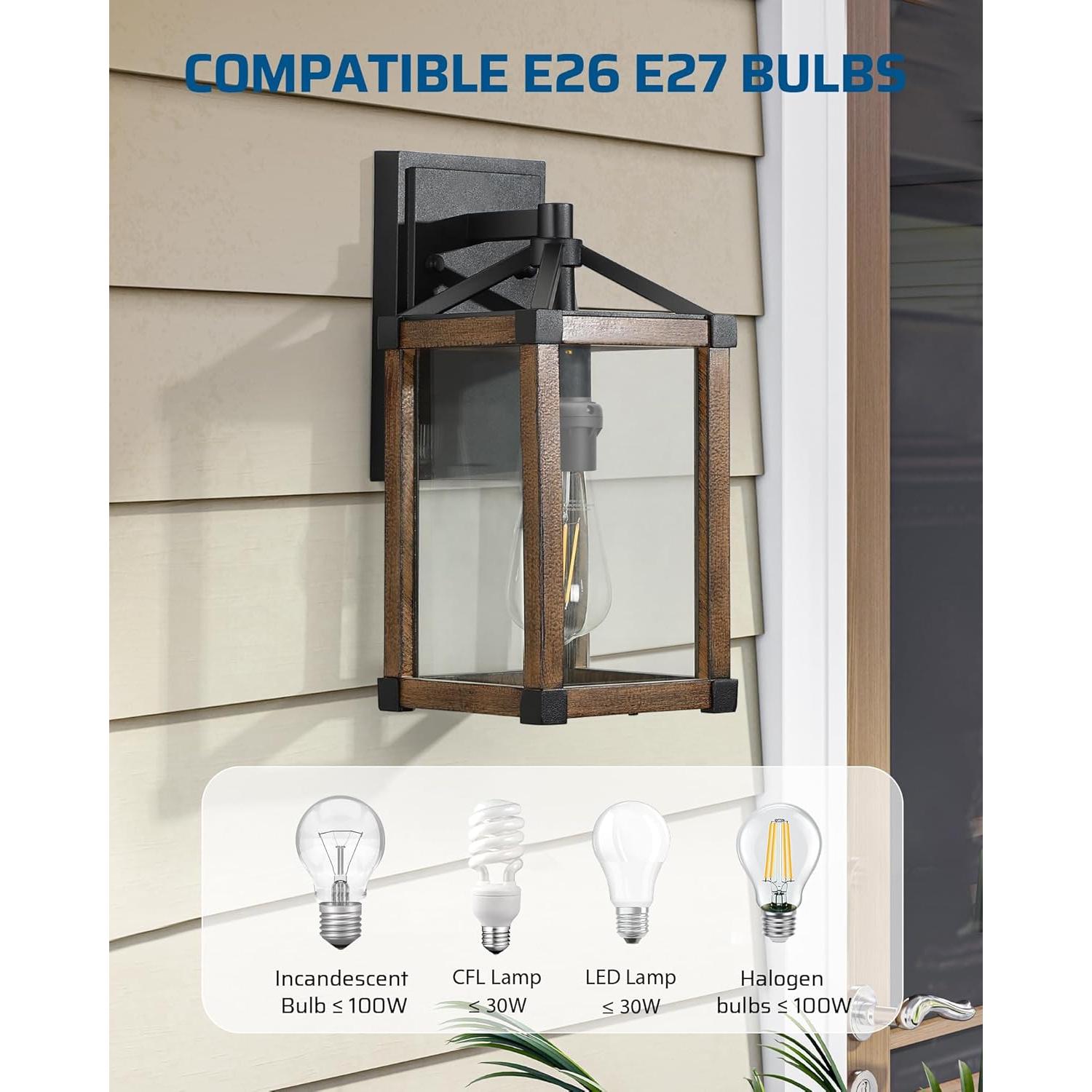 Adaptador de Enchufe con Sensor de Luz DEWENWILS E26/E27 - 2 Unidades