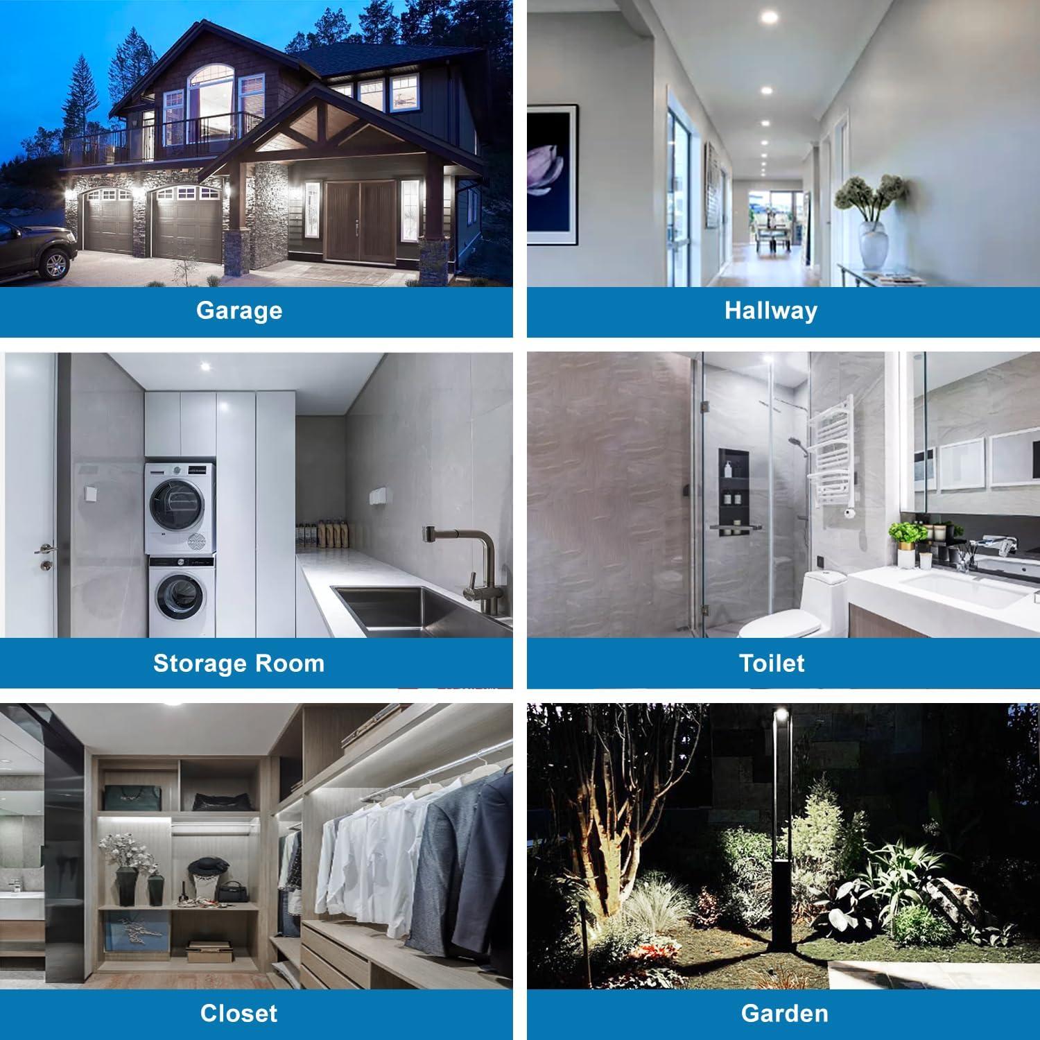 Bombilla LED BR30 12W con Sensor de Movimiento E26 6000K