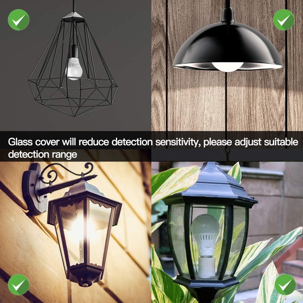 Bombilla LED Elrigs E26 7W con Sensor de Movimiento y Dusk to Dawn