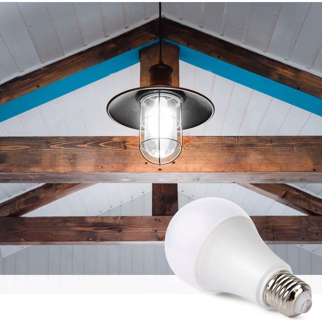 Paquete de 2 Bombillas LED PINSAN E26 con Sensor de Movimiento 7W