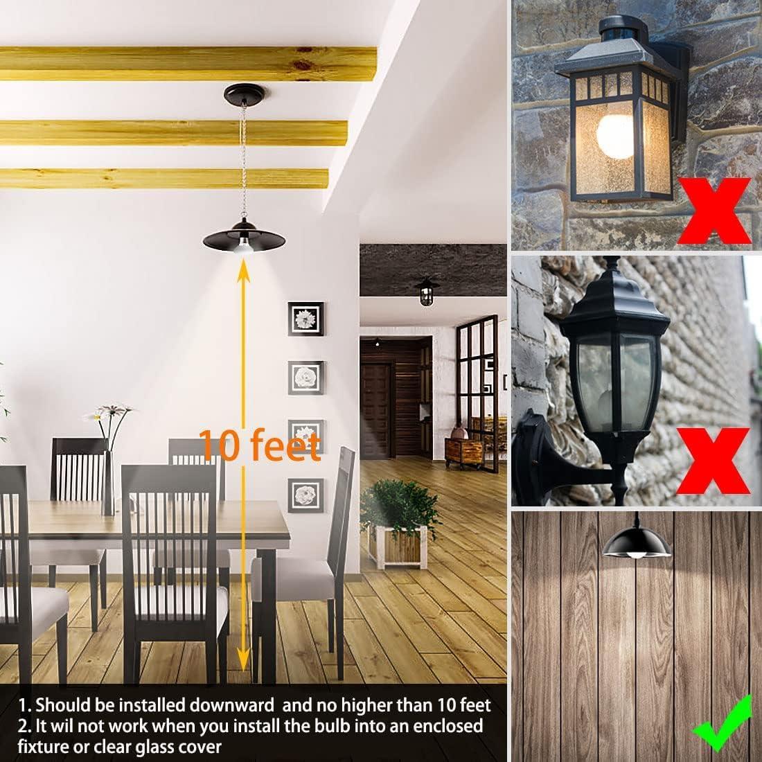 Bombilla LED LUXON 9W con Sensor Radar Movimiento 6000K