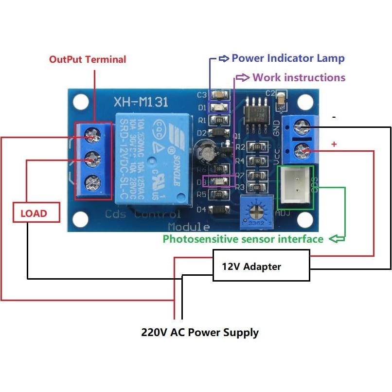 Interruptor de Control de Luz DC 12V GODIYMODULES 10A