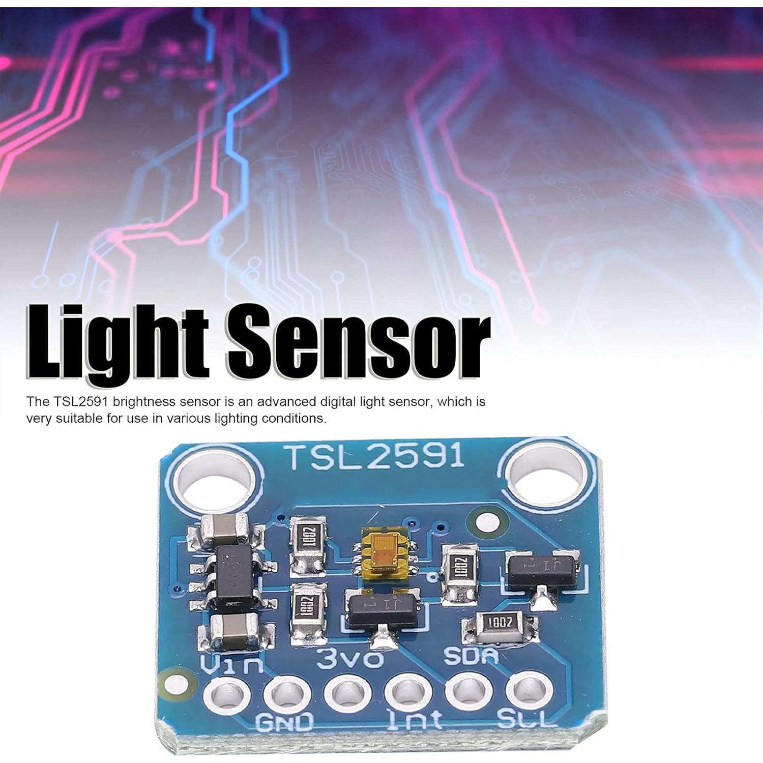 Sensor de Luz Digital TSL2591 Acogedor I2C 3.3-5V