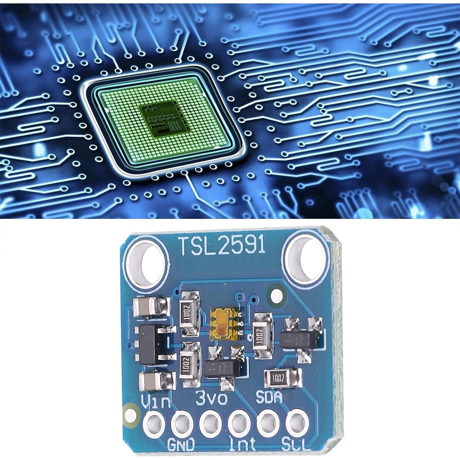 Sensor de Luz Digital TSL2591 Acogedor I2C 3.3-5V