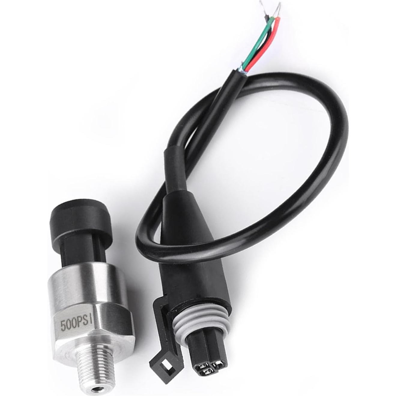 Transductor de Presión Ejoyous 1/8 NPT Acero Inoxidable 500 PSI