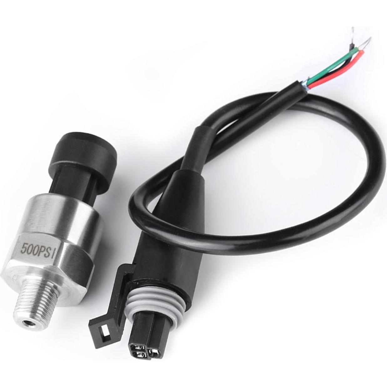 Transductor de Presión Ejoyous 1/8 NPT Acero Inoxidable 500 PSI