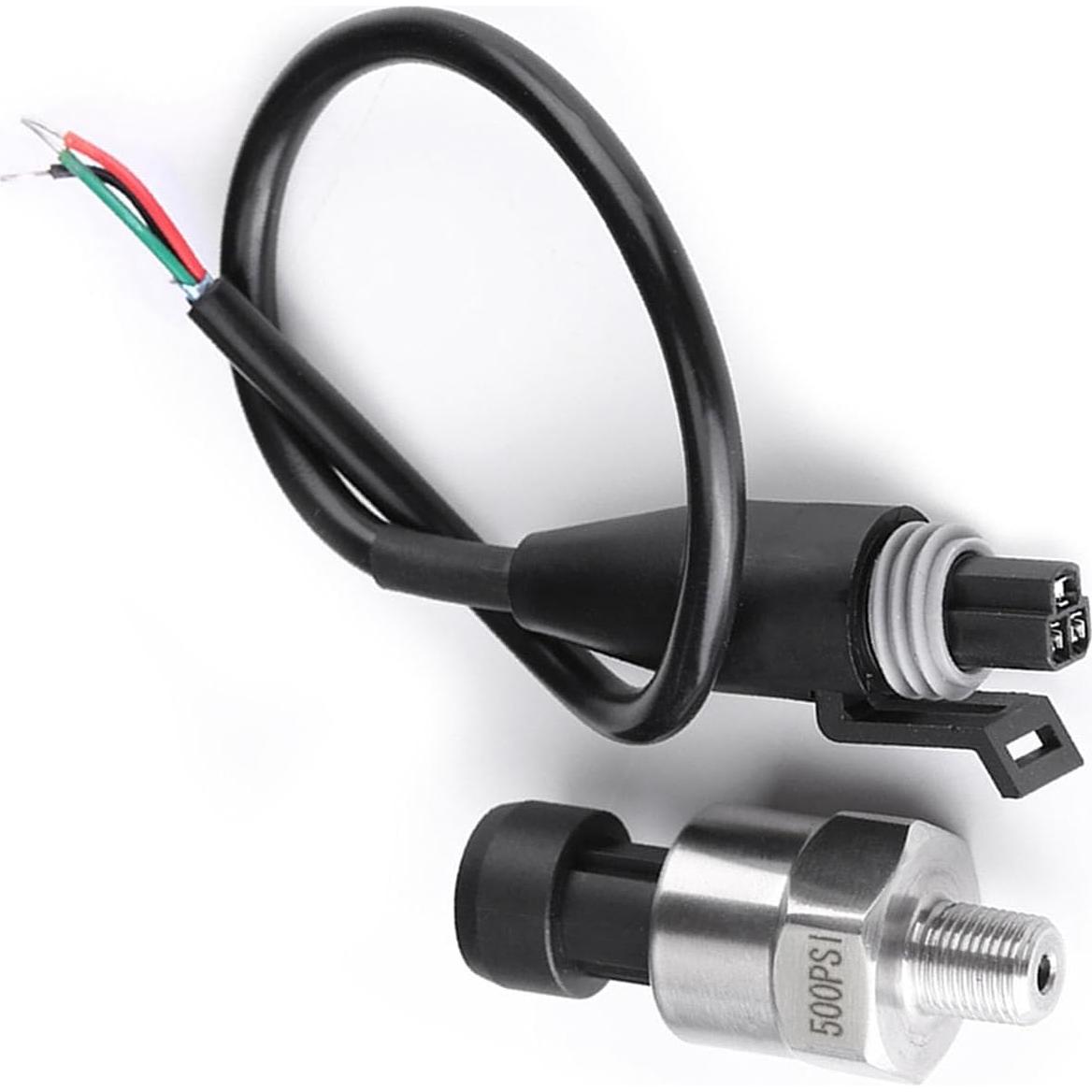 Transductor de Presión Ejoyous 1/8 NPT Acero Inoxidable 500 PSI