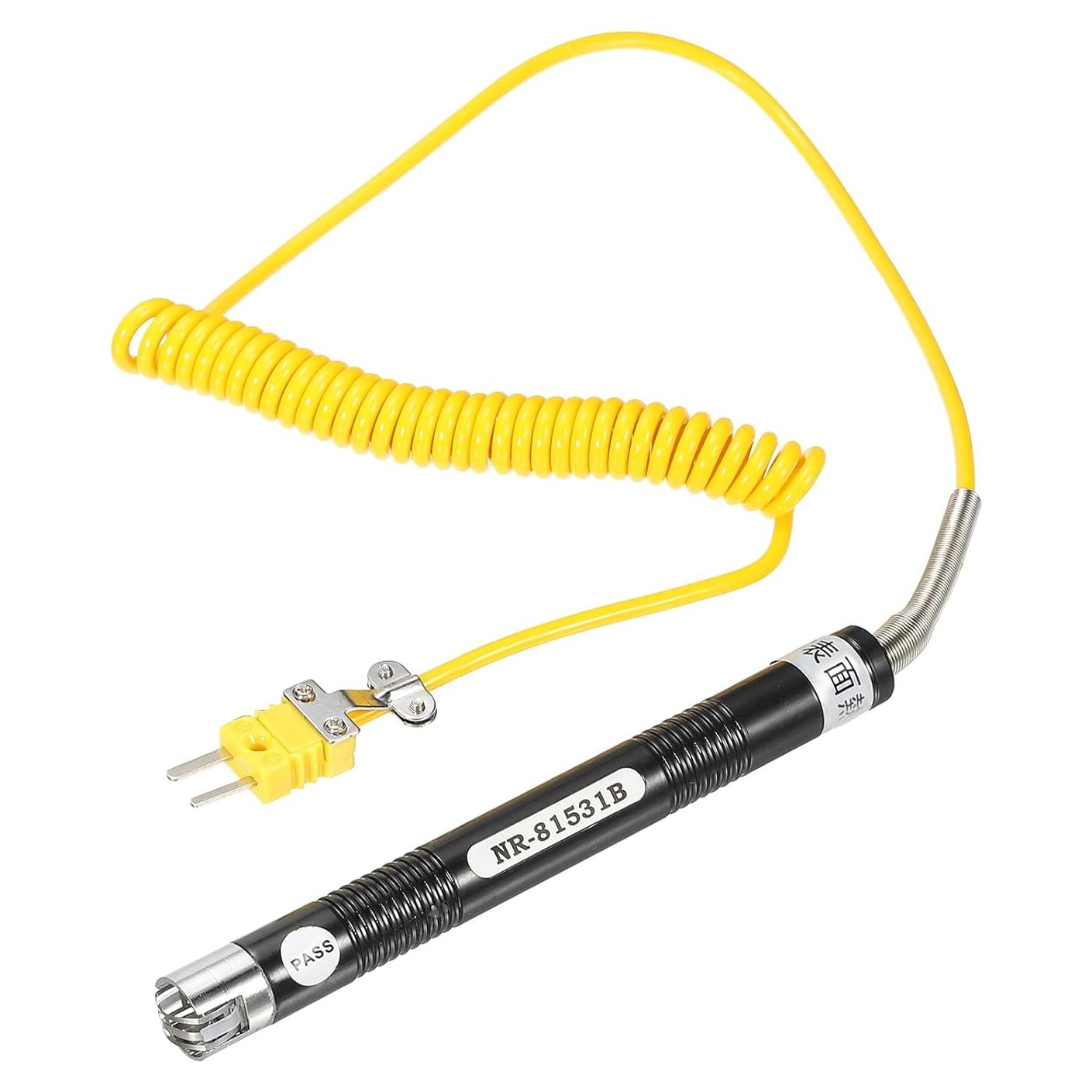 Termopar de Superficie Tipo K Meccanixity Acero Inoxidable -50 a 500°C 1.7m