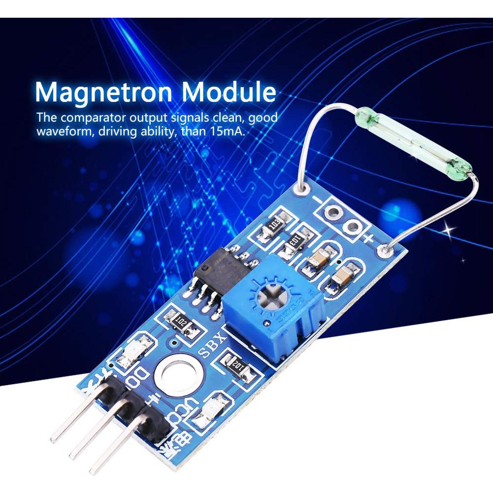 Interruptor Reed Normalmente Abierto Keenso 4 Pcs 5x2 cm