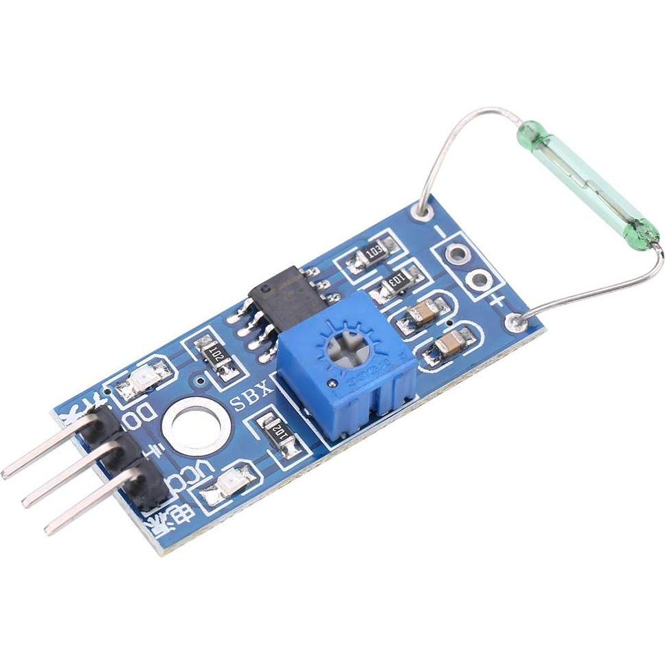 Interruptor Reed Normalmente Abierto Keenso 4 Pcs 5x2 cm