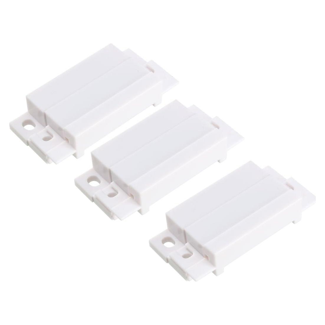 Interruptor de Puerta Magnético NC uxcell 2 Piezas Blanco