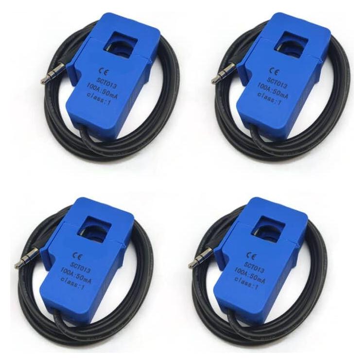 4 Pcs Transformador de Corriente No Invasivo SCT-013-000 100A