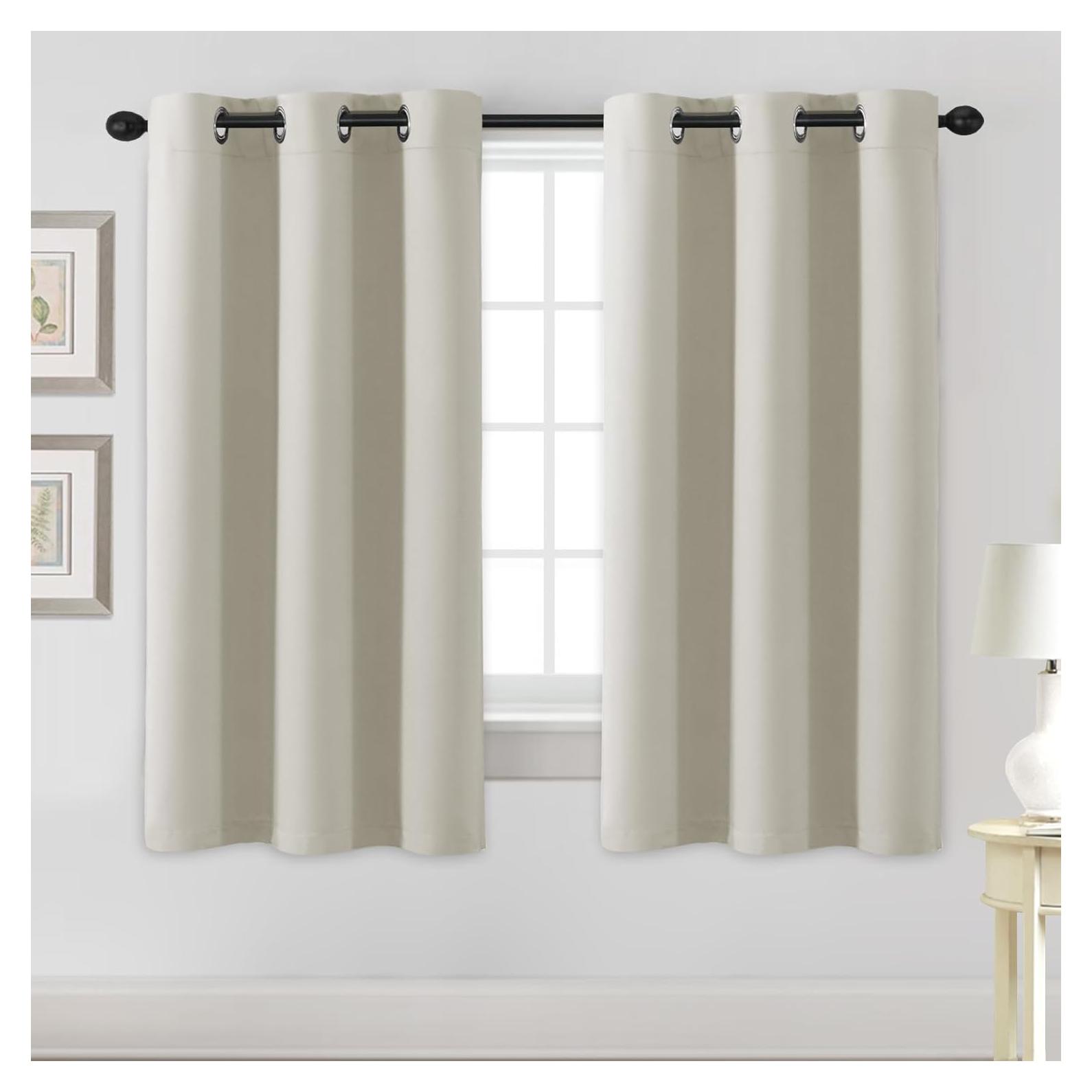 Cortinas Blackout H.VERSAILTEX 2 Paneles 106.68x160 cm Marfil