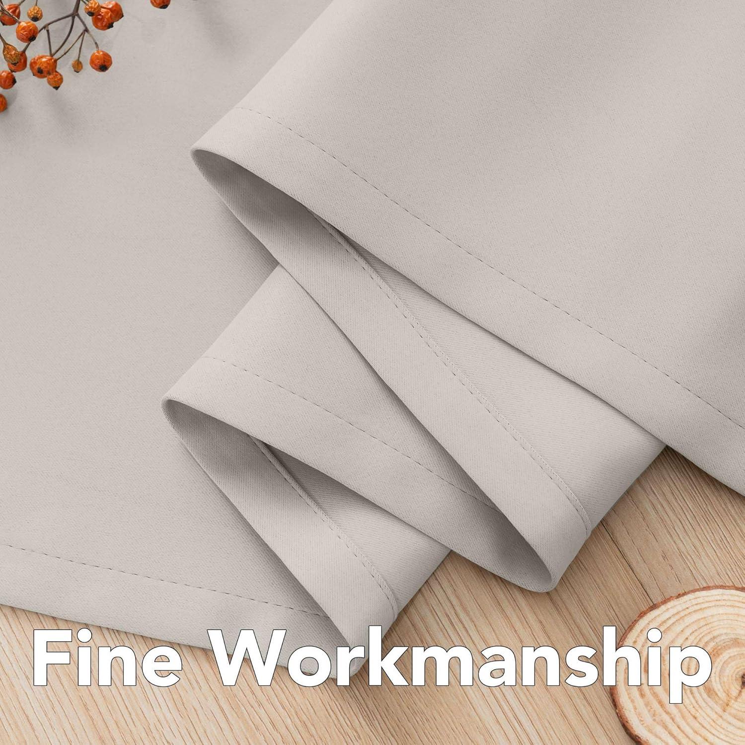 Cortinas Blackout H.VERSAILTEX 2 Paneles 106.68x160 cm Marfil