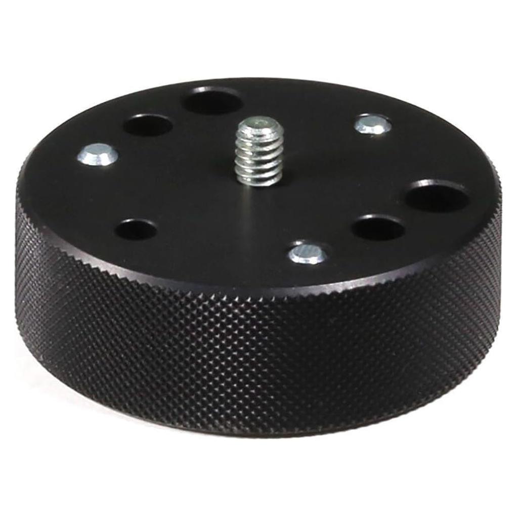 Placa Convertidora Manfrotto 120 3/8 a 1/4 Pulgadas Negro