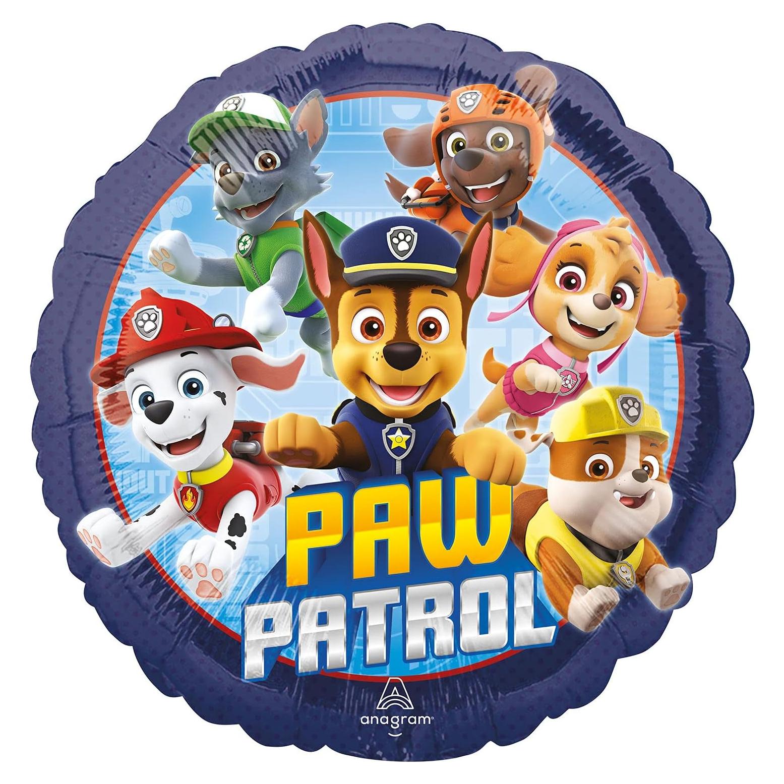 Globo de Mylar 45 cm Paw Patrol #73