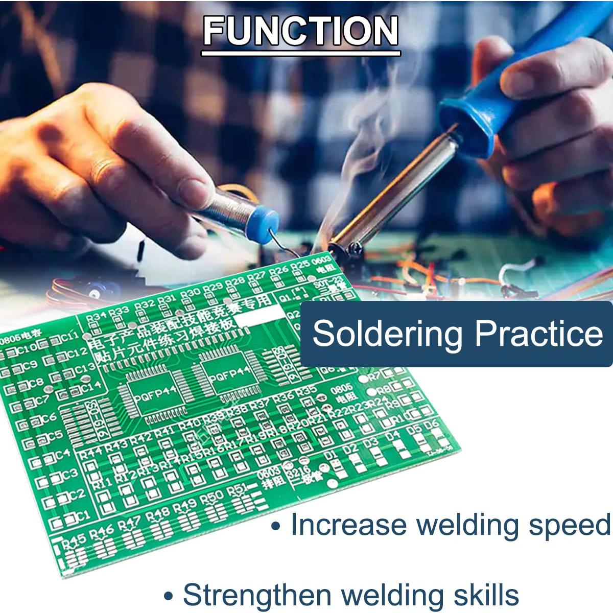 Kit de Práctica de Soldadura SMD DAOKAI 77 Componentes
