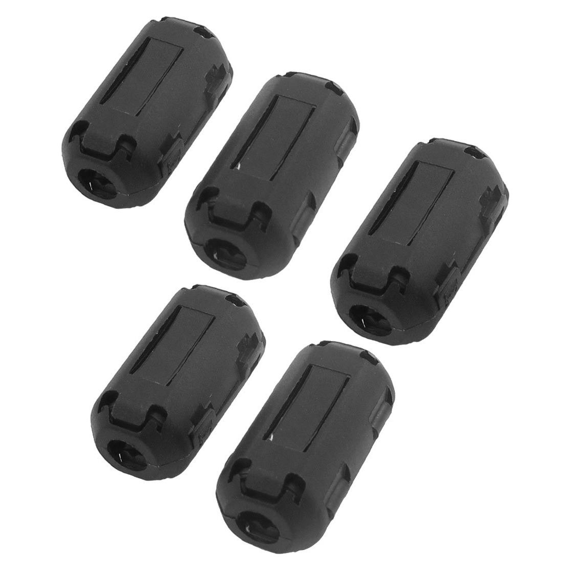 5 Filtros de Núcleo de Ferrita uxcell UF-50B para Cables 4mm