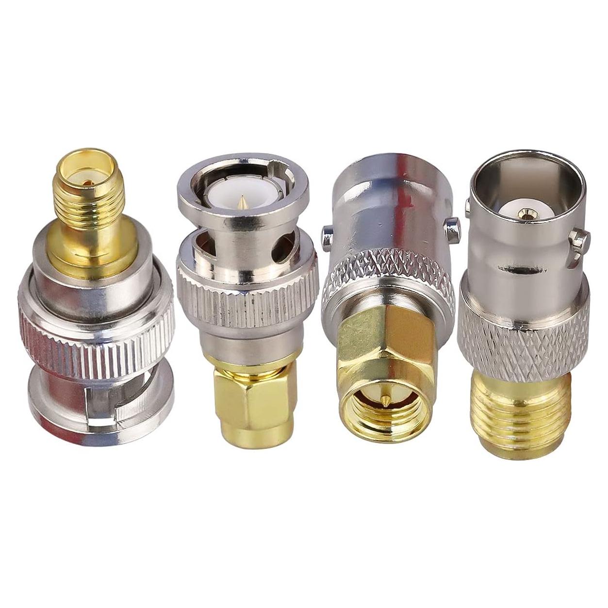 Adaptador Coaxial SMA a BNC TUOLNK 4 Piezas 6 GHz