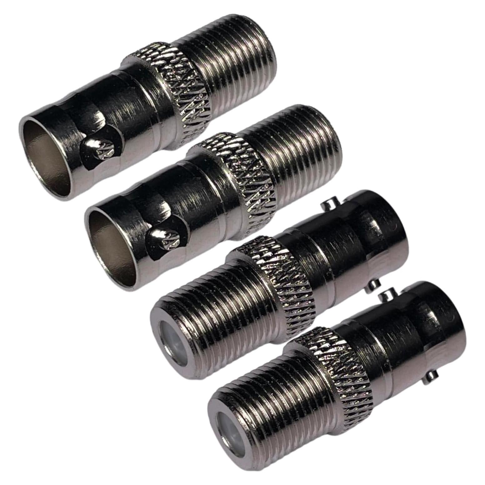 Adaptador BNC hembra a F tipo CESS - 4 unidades