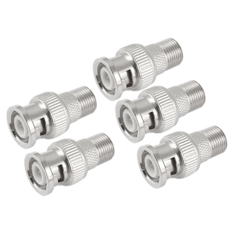 Conector BNC Macho a F Hembra uxcell - 5 Pcs RG6 RG59