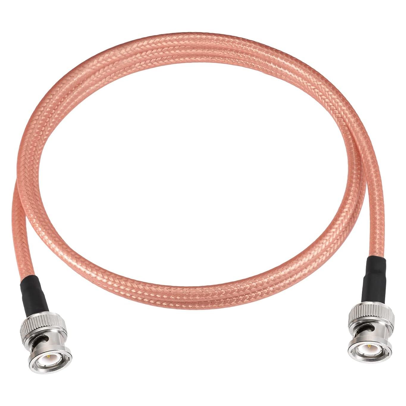 Adaptador BNC Macho a Macho Eightwood RG400 1 Metro Baja Pérdida