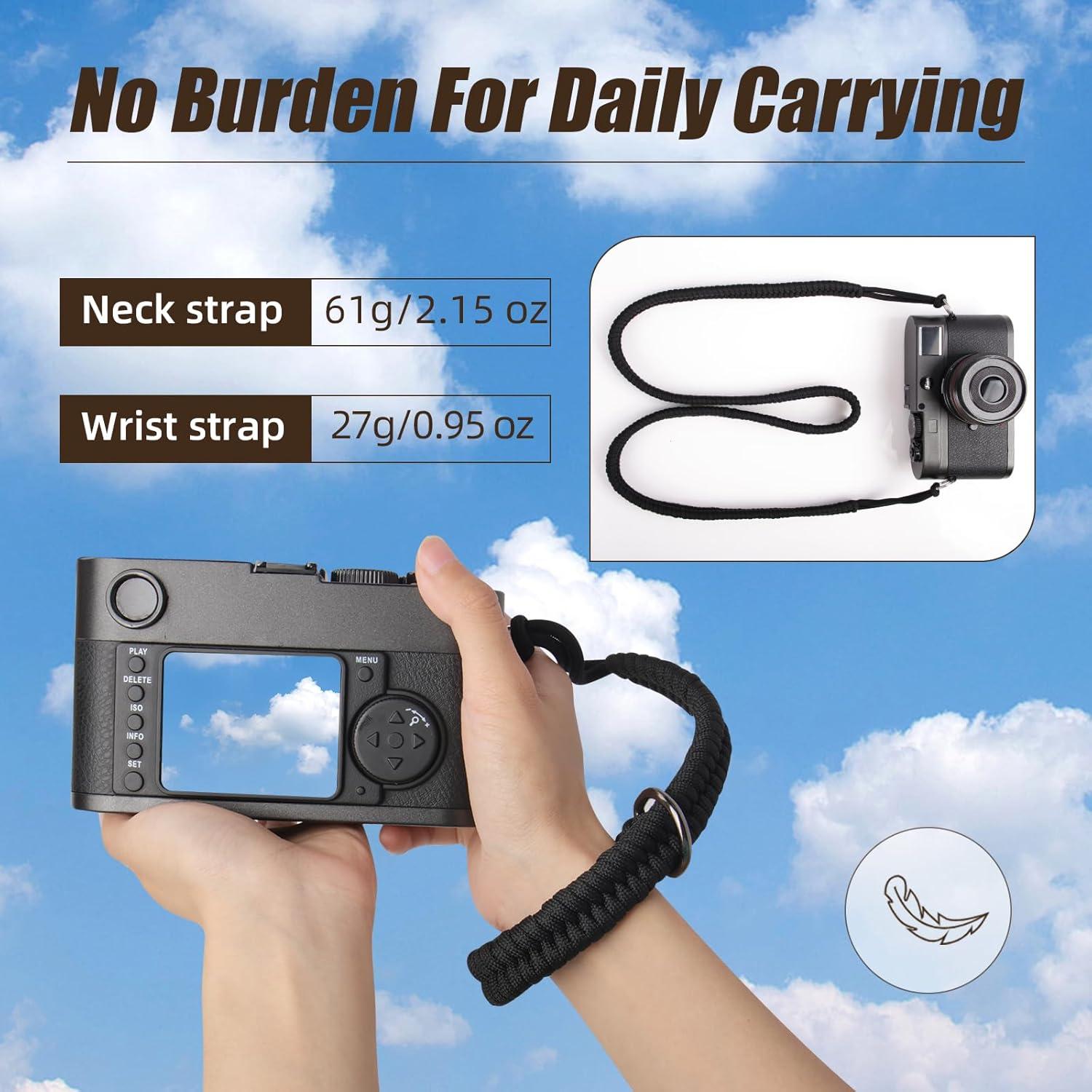 Correa de Cámara ARVOK 110cm con Muñequera - Universal SLR DSLR