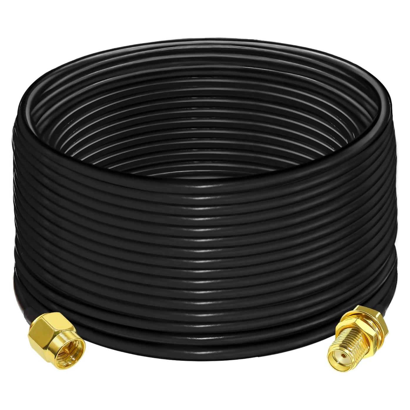 Cable Coaxial RG58 SMA Macho a Hembra 15M Tuolnk