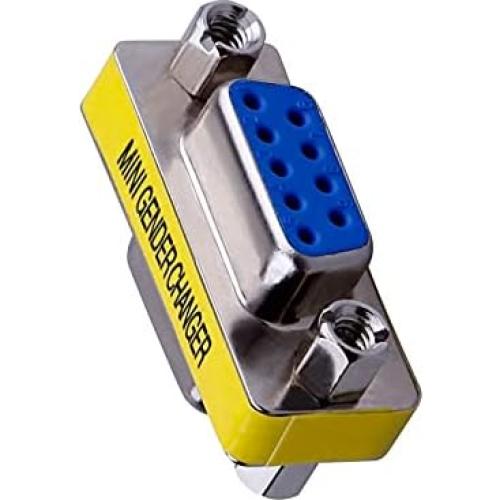 Paquete de 2 adaptadores DB9 hembra a hembra RS232 LuoQiuFa