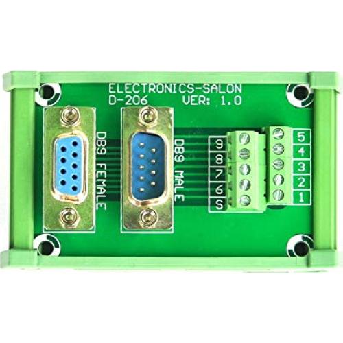 Módulo de Interfaz DB9 Electronics-Salon Montaje en Riel DIN