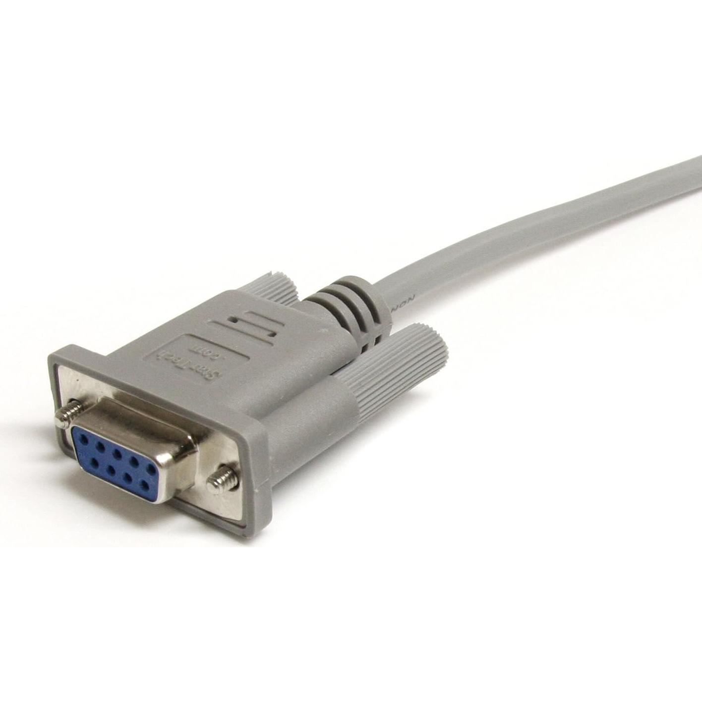 Cable Serial Extensión 3 m StarTech DB-9 M/F Gris