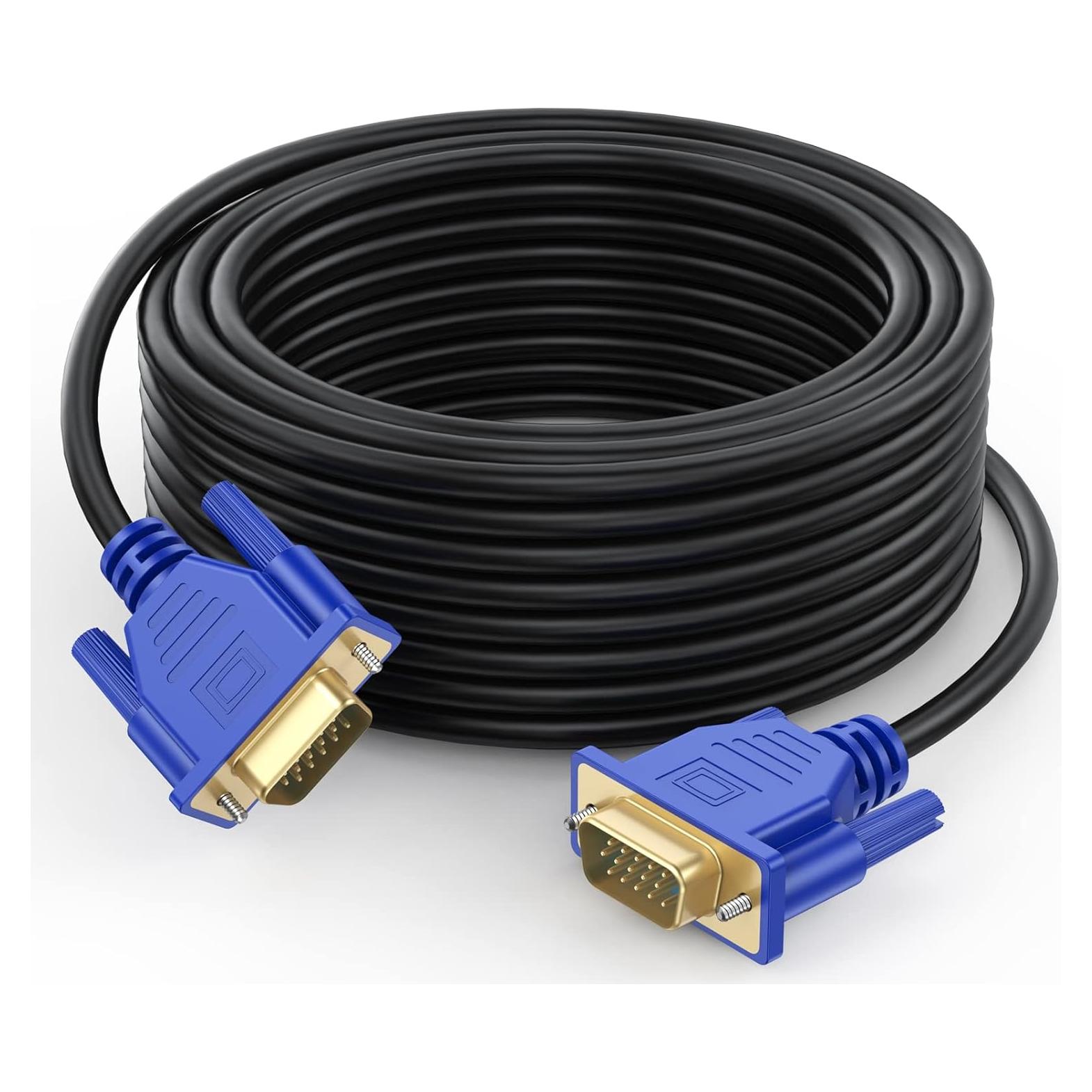Cable VGA a VGA 9 Metros UVOOI 1080P Full HD para Monitor