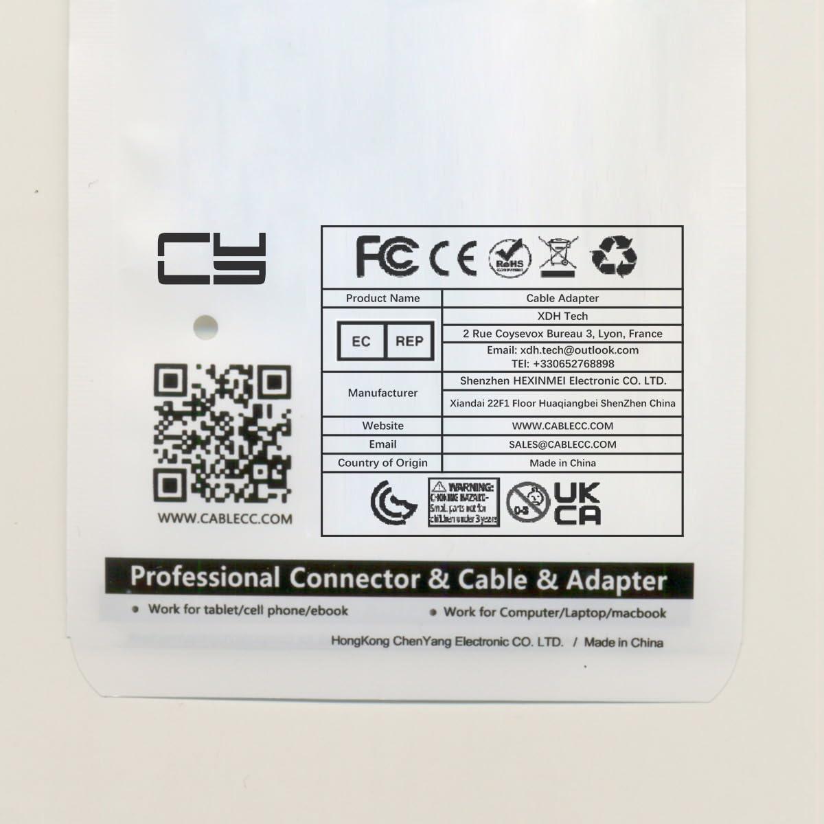 Cable VGA RGB Macho a Macho 1.0m 90 Grados CY para Monitor