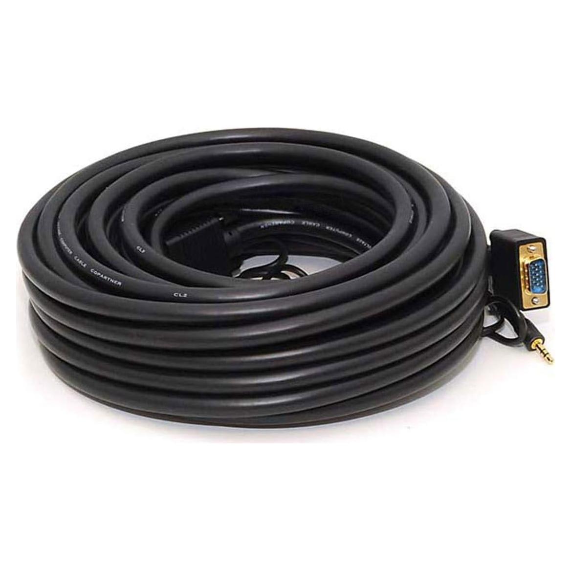 Cable Super VGA Monoprice 15m HD15 Macho/Macho con Audio