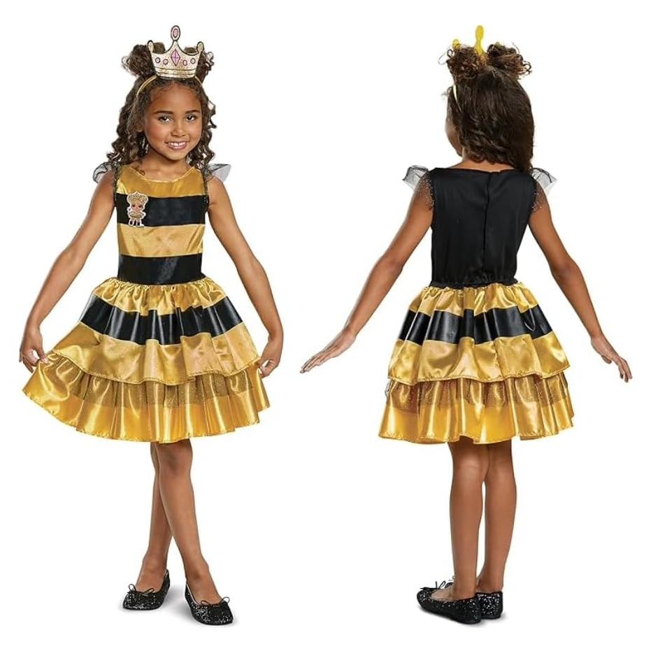 Disfraz Reina Abeja L.O.L. Niña 3-6 años con Tocado
