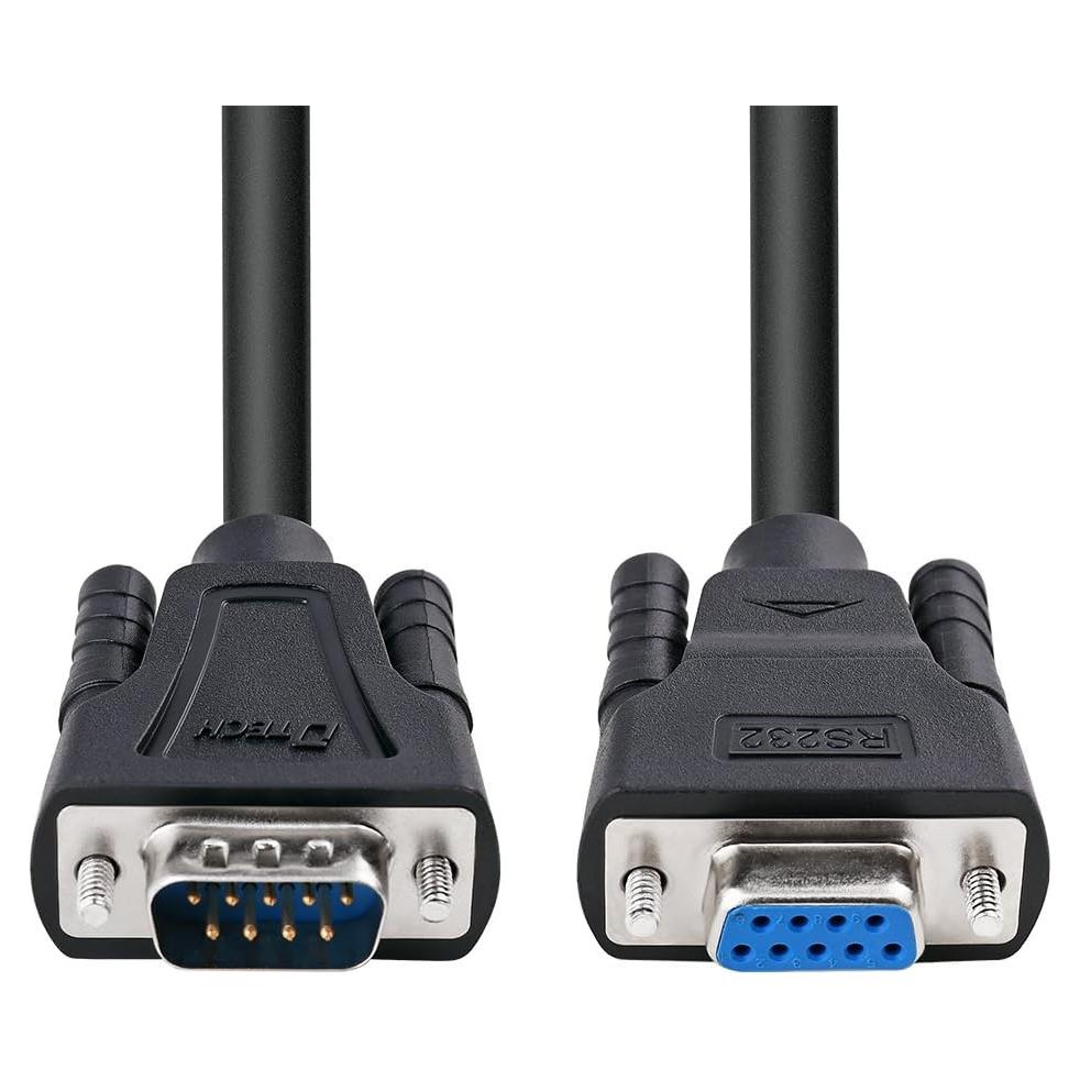 Cable Serial Extensión Macho a Hembra DTech 4.57m 9 Pines