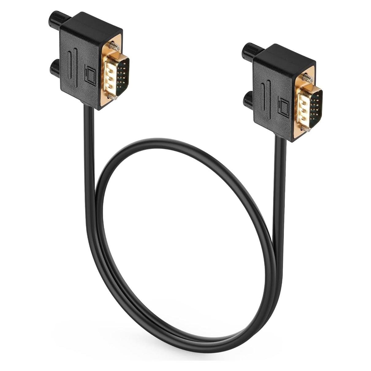 Cable VGA macho a macho 90 grados PNGKNYOCN 0.5M 1080P